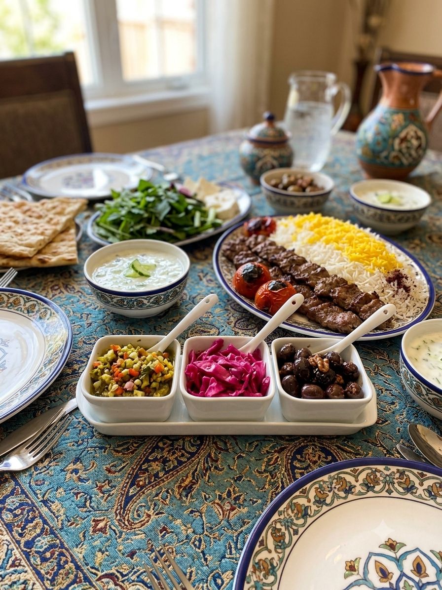 اردو سه خانه چینی قاشق دار تقدیس